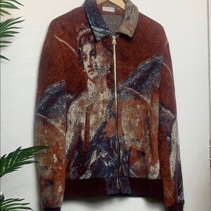 💋IH NOM UH NIT Heavenly Angel Print Jacket in Red and Blue💋